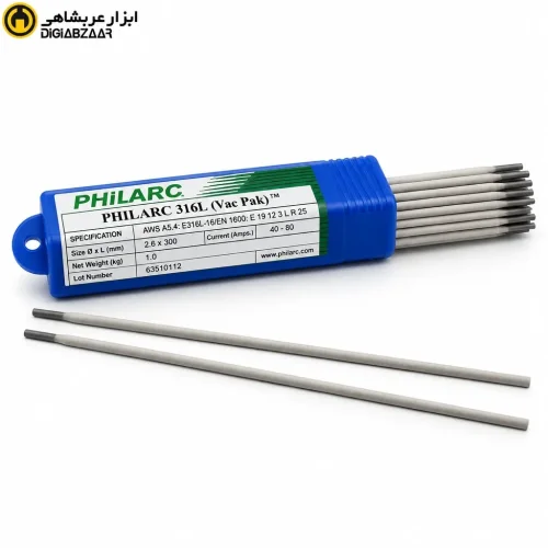 الکترود استیل 316L فیلارک (PHILARC) قطر 2.5 میلی‌متر کد E316L-16