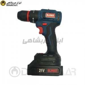 دریل شارژی چکشی 21 ولت براش لس المکس مدل 223 با دو عدد باتری