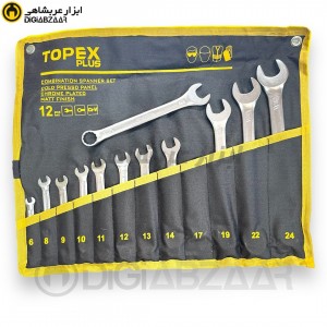 آچاریکسر رینگ یکسر تخت 12 عددی کیفی تاپکس TOPEX سایز 6 تا 24