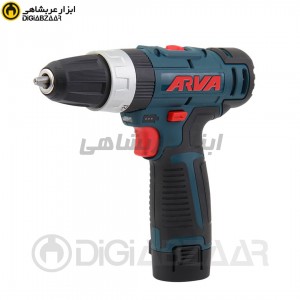 دریل پیچ گوشتی شارژی چکشی 12 ولت آروا مدل 5841 با کیف و باتری اضافه
