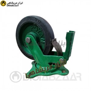 چرخ 20 گردان پویان (ترمزدار فولادی لاستیکی)