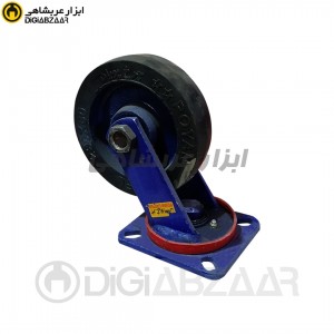 چرخ 20 گردان فولادی لاستیکی دوبل پویان