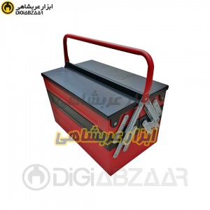 جعبه ابزار فلزی سه طبقه 36 سانت ایران پتک مدل TG 1110