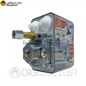 کلید باد تک راه تکفاز کندور شیشه ای