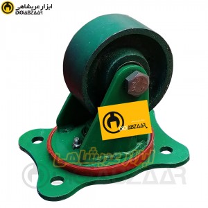چرخ 10 گردان فولادی روتراشی سبز