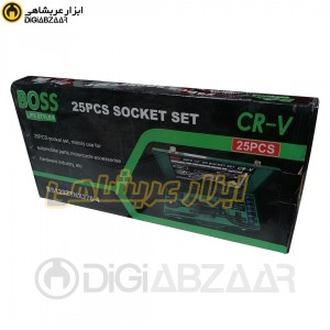 جعبه بکس 6 پر 1.2 اینچ مشکی 25 پارچه باس (Boss)