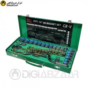 جعبه بکس 6 پر 1.2 اینچ مشکی 25 پارچه باس (Boss)