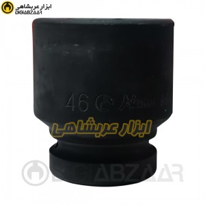 بکس 46 میل هنس Hans کوتاه مشکی 1 اینچ 6 پر