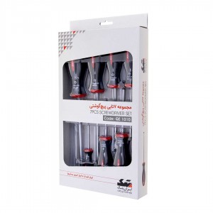 پیچ گوشتی 7 پارچه ایران پتک مدل QE 1010