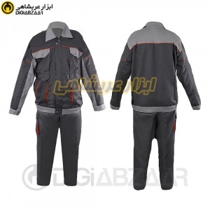 لباس کار طوسی مدل بوفالو سایز3XL