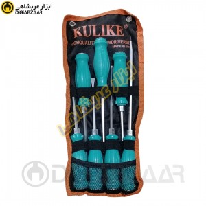 پیچ گوشتی7 پارچه 2 سو 4 سو کولایک KULIKE