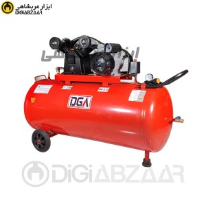 پمپ باد 250 لیتری خوابیده خورجینی عربشاهی مدل DGA2065