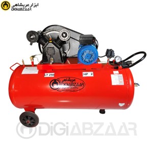 پمپ باد 250 لیتری خوابیده خورجینی عربشاهی مدل DGA2065