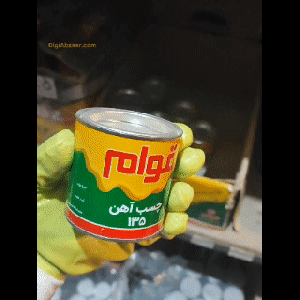 چسب آهن ربعی 180 گرم قوام (چسب موکت)