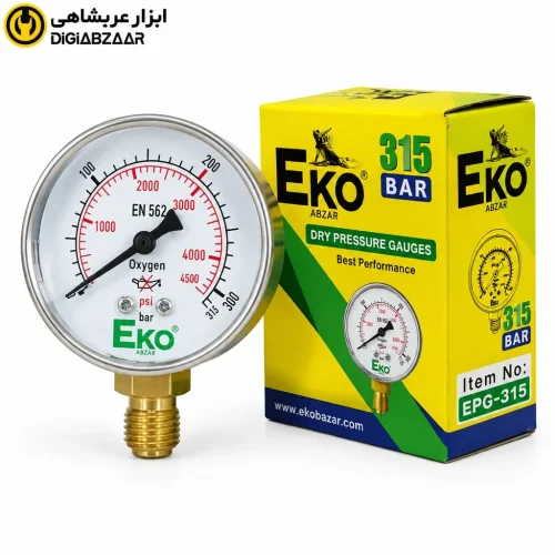 مانومتر اکسیژن ۳۱۵ بار اکو EKO کد EPG-315