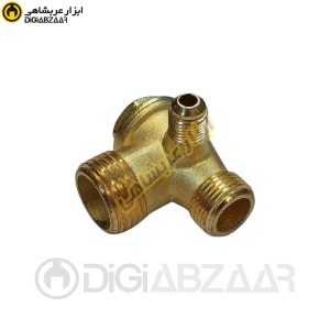 شیر یکطرفه کمپرسور 50 لیتری وارداتی کوپله (طلایی رنگ فابریکی درجه یک)