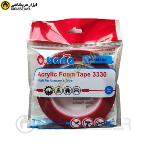 چسب دوطرفه20میل5متری ژله ای بونو