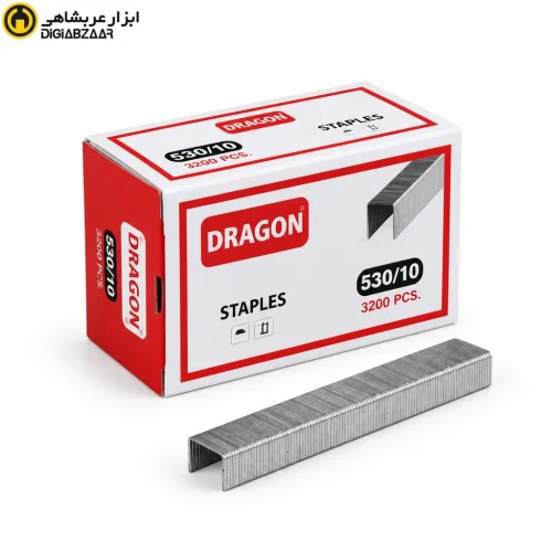 سوزن منگنه‌کوب دستی دراگون سایز 530/10 بسته 3200 عددی