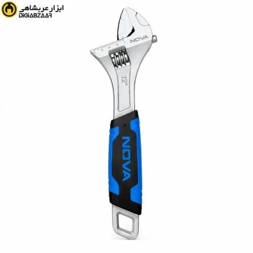 آچار فرانسه 12 اینچ 300 میلی‌متر روکشدار نوا 3054