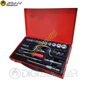 جعبه بکس 6 پر 1.2 اینچ سفید 24 پارچه جیتک مدل 017224