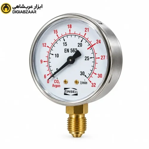 مانومتر رگلاتور CO2 و آرگون زینسر ZINSER