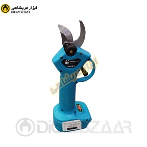 قیچی شارژی باغبانی پاندا با یک باتری اضافی با عینک کیف دار