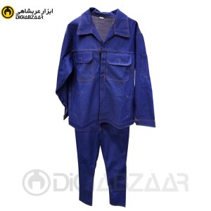لباس کار جین آبی رنگ سایز L 