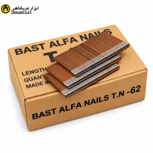 میخ میخکوب آلفا TN-62 بسته 2500 عددی