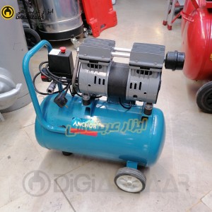 کمپرسور 24 لیتری سایلنت آنکور ANCHOR (کارکرده سالم و تمیز)