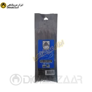 بست کمربندی مشکی زنیت مدل 3.6*250