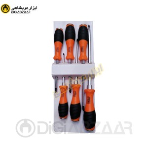 پیچ گوشتی 6 پارچه چکش خور 2 سو 4 سو اپکس APPEX