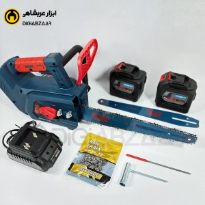 اره چوب بری شارژی 40 سانت باس BOSS مدل 321 (بایک باتری اضافی )
