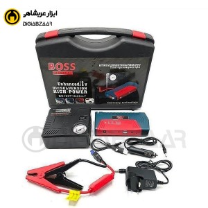 جامپ استارتر و کمپرسور فندکی باس مدل Bs124 (باکیف)