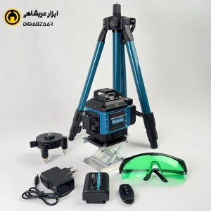 تراز لیزری 16خط طرح ماکیتا مدل 5v max16x (باکیف و یک باتری اضافی)