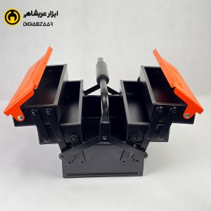 جعبه ابزار فلزی 3 طبقه وکسر 30 سانت  