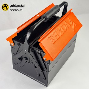 جعبه ابزار فلزی 3 طبقه وکسر 30 سانت  