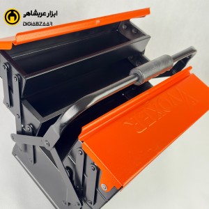 جعبه ابزار فلزی 3 طبقه وکسر 40 سانت 
