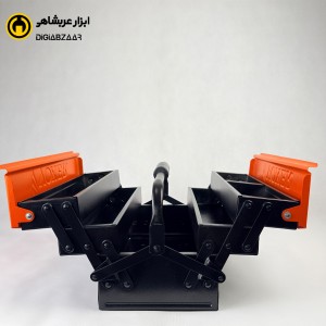 جعبه ابزار فلزی 3 طبقه وکسر 50 سانت 