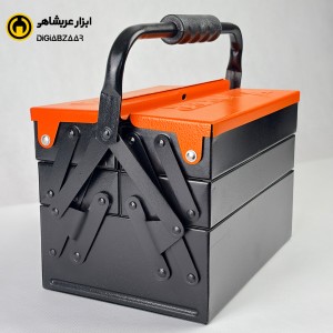جعبه ابزار فلزی 3 طبقه وکسر 50 سانت 