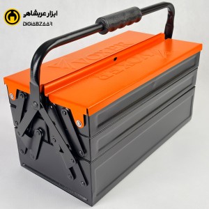 جعبه ابزار فلزی 3 طبقه وکسر 50 سانت 