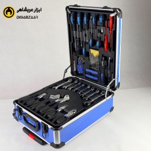 جعبه ابزار چمدانی187 پارچه باس