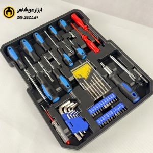 جعبه ابزار چمدانی187 پارچه باس