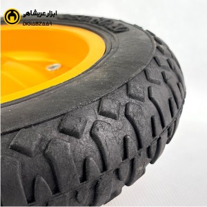 چرخ فرغون تیوپلس pvc بلبرینگی سایز 350x80 شرق SHARGH