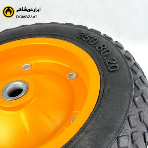 چرخ فرغون تیوپلس pvc بلبرینگی سایز 350x80 شرق SHARGH