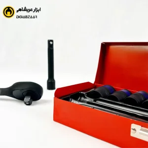 جعبه بکس مشکی 12 پارچه 6 پر 1.2 اینچ دکک مدل G-20017