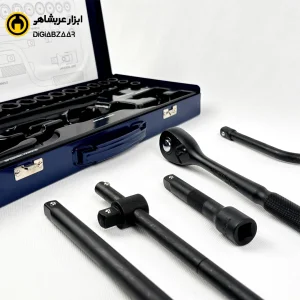 جعبه بکس مشکی 24 پارچه 6 پر درایو 1.2 اینچ درجه یک مستر تولز تایوان مدل AS424MV-T
