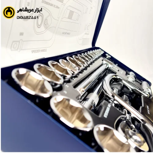 جعبه بکس سفید 24 پارچه 6 پر 1.2 اینچ درجه یک مستر تولز تایوان مدل BM424-6P-D