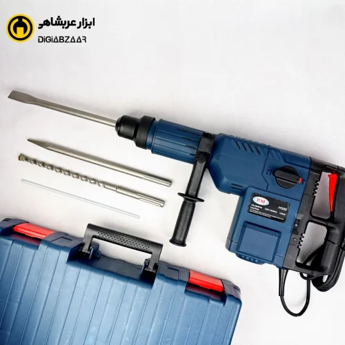 بتون کن 2 حالته دیمردار1500 وات 5 شیار پی ام مدل 11245