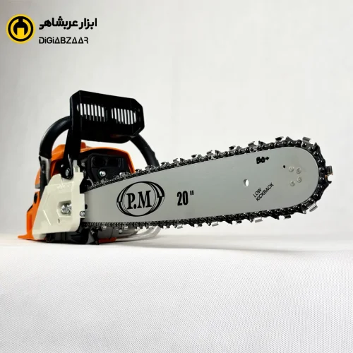 اره موتوری 58 سی سی 2200 وات پی ام 8810A تیغه 20 اینچ