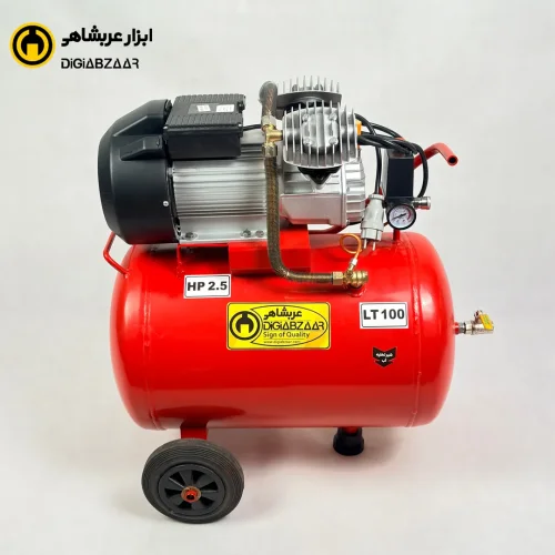 کمپرسور باد 100 لیتری کوپله دو سیلندر عربشاهی